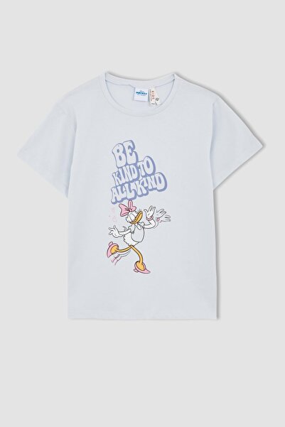 DeFacto Devojčička pamučna majica kratkih rukava sa Mickey Mouseom