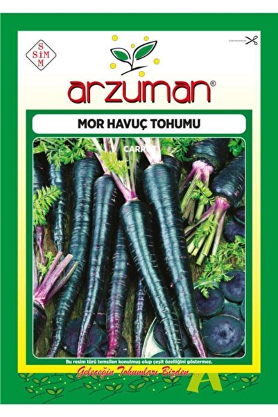 Arzuman 6000 Adet Mor Havuç Tohumu