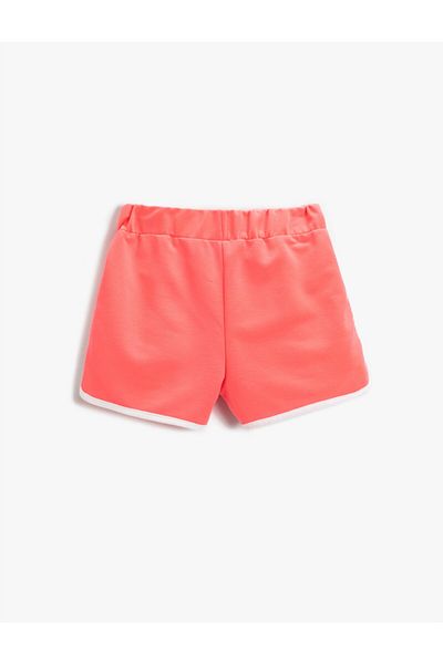 Koton Bow Striped Shorts Cotton