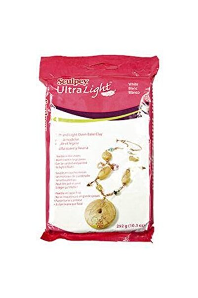 Sculpey Ultra Light Ekstra Yumuşak Ve Hafif Fırınlanabilir Seramik Hamuru 292 Gr. Beyaz