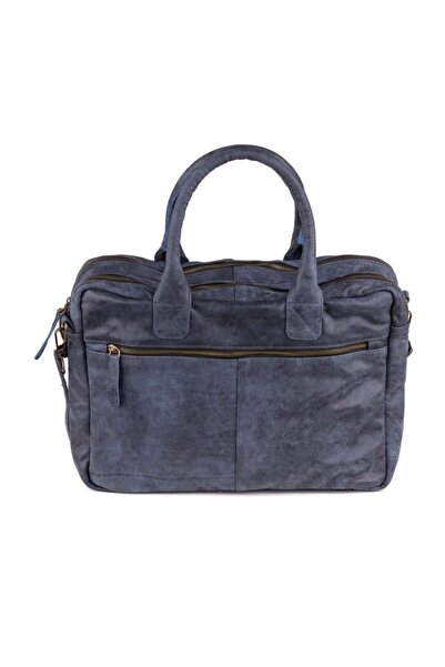 DUTCH-BAG Amsterdam Hakiki Deri Evrak Ve 17 Inc Laptop Çantası, Seyahat Ve Ok...