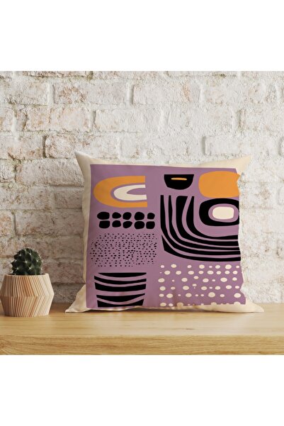 LadiesHome Husă decorativă pentru pernă cu două fețe, digitală, cu imprimeu d...