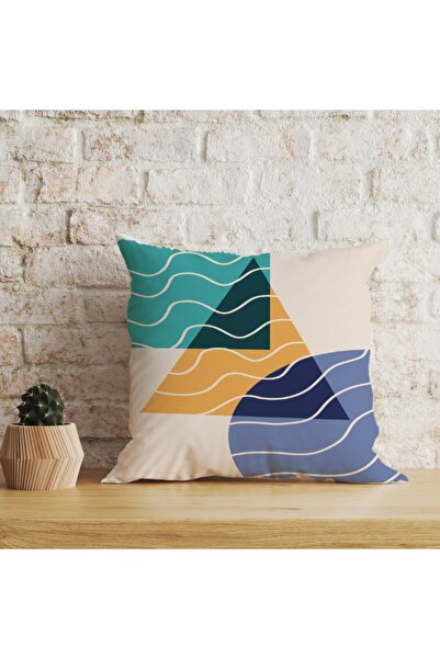 LadiesHome Husă decorativă pentru pernă cu două fețe, digitală, cu imprimeu d...