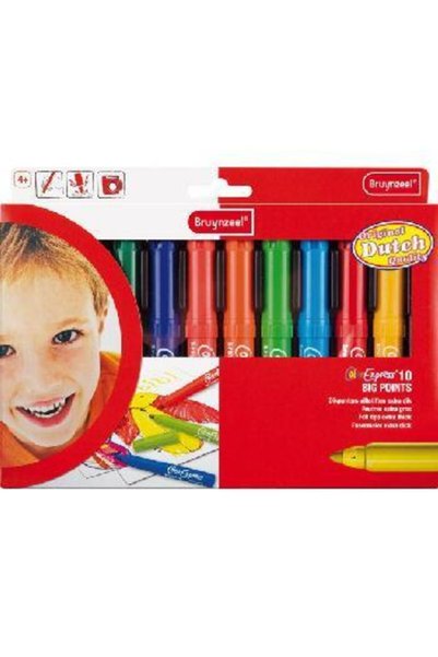 Generic Brand Color Express Big Points Thick Felt Tip Pen 10 Colors