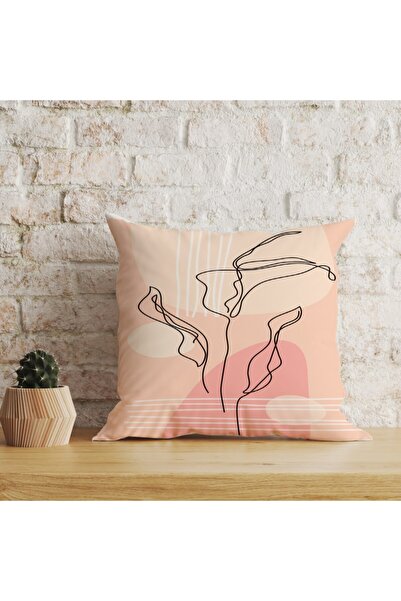 LadiesHome Husă decorativă pentru pernă cu două fețe, digitală, cu imprimeu d...