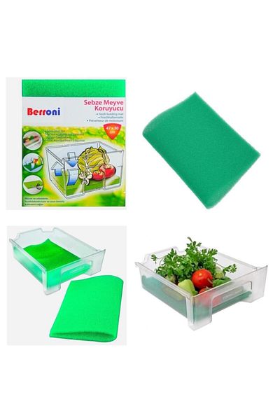 KAYAMU Inner Refrigerator Fruit Vegetable Anti-Moisture Mildew Protector Special Mat