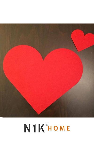 N1K Home Valentine's Day Heart Plate American Service 2-Person Service Set Series