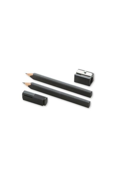 Moleskine 2'li Kurşun Kalem + Siyah Kalemtraş + Kapak