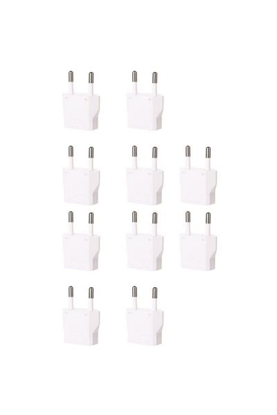 Depa De-pa 11115 American Socket Converter Usd To Eu Plug Converter 10 Pieces