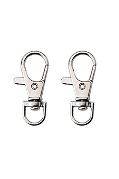 karsa Anahtarlık Klipsi Istakoz Döner Klips Kanca 3.5 Cm (50 Adet)