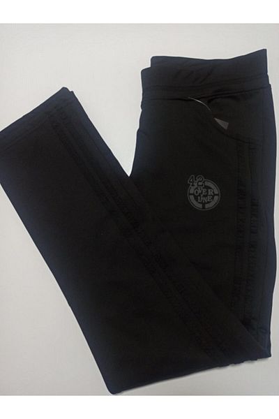 AKT Țesătură strălucitoare de dimensiuni mari, picior drept față 2 spate, pantaloni 1 buzunar, pantaloni de trening pentru femei, cu panglică
