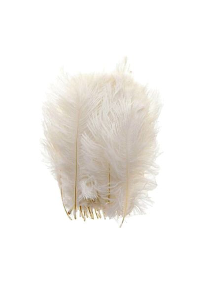 YENİ HEDİYELİK DÜNYAM Feather Cream Feather Balloon 100 Pieces – Διακόσμηση τεχνητών λουλουδιών, Στολίδι τραπεζιού, Φόντο