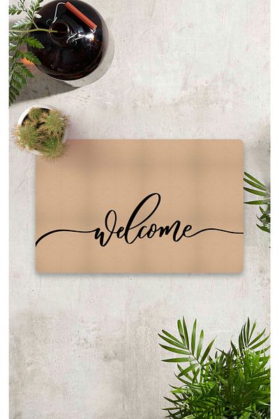 Vagonik Digital Printed 50x70cm Decorative Multi-Purpose Indoor and Outdoor Door Mat