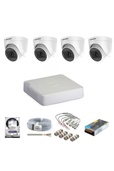Hikvision 4 Kameralı İç Ortam Güvenlik Kamera Seti