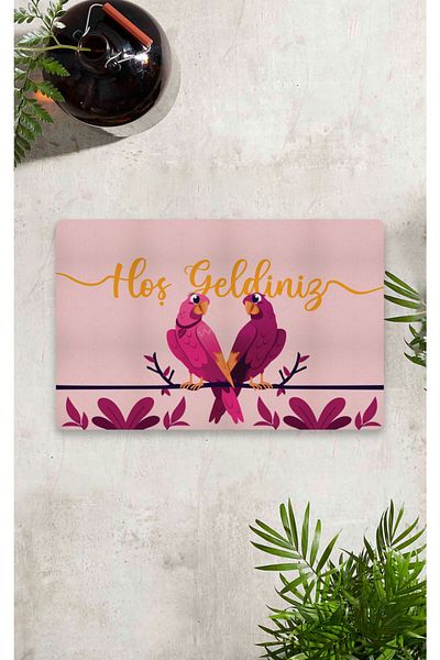 Vagonik Digital Printed 50x70cm Decorative Multi-Purpose Indoor and Outdoor Door Mat
