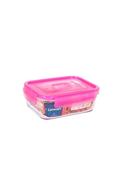 Luminarc N-0853 Pure Box Dikdörtgen Saklama Kabı 82cl Pembe