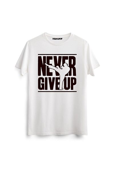 hakuof Ποτέ μην εγκαταλείπετε T-shirt