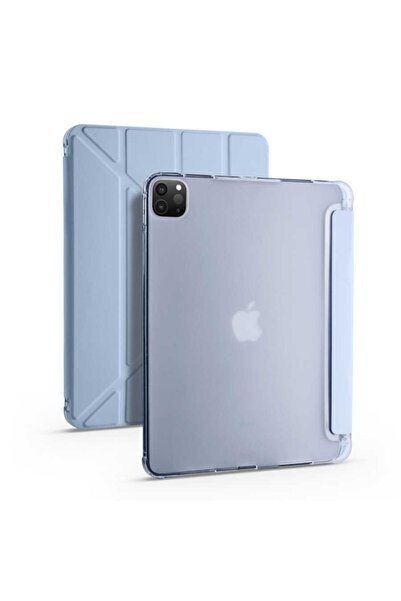 Fogy Ipad Pro 12.9 2021 (5.NESİL) Kılıf Tam Kalıp Tri Folding Smart With Pen ...