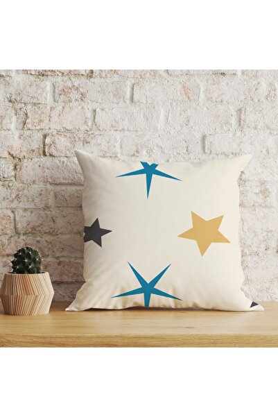 LadiesHome Husă decorativă pentru pernă cu două fețe, digitală, cu imprimeu d...
