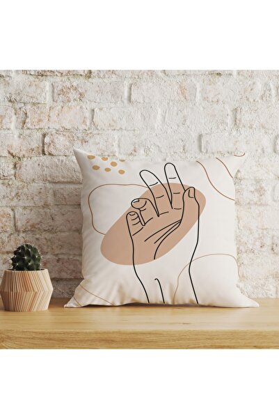 LadiesHome Husă decorativă pentru pernă cu două fețe, digitală, cu imprimeu d...