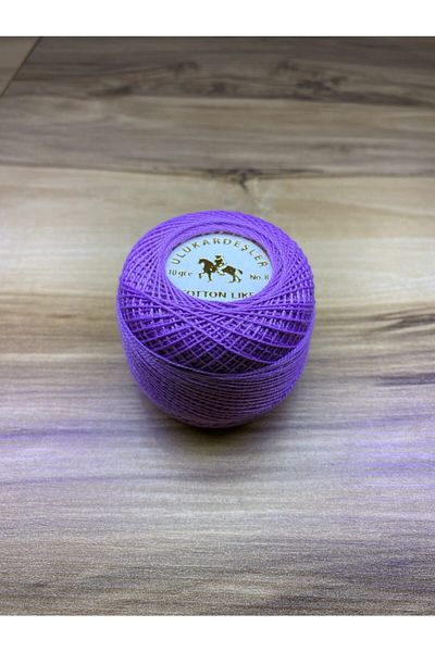 Fırfır Tuhafiye Ulukardeşler Silky Way Cotton Like Etamine Cross Stitch Floss 10 Gr No:8