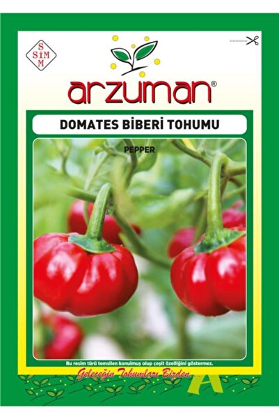 Arzuman 400 Adet Domates Biberi Tohumu