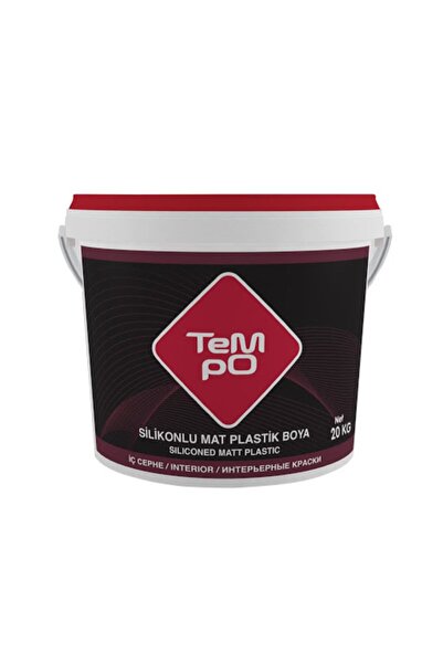 TEMPO BOYA Tempo Silikonlu Iç Cephe Boyası 10 Kg Renk:beyaz