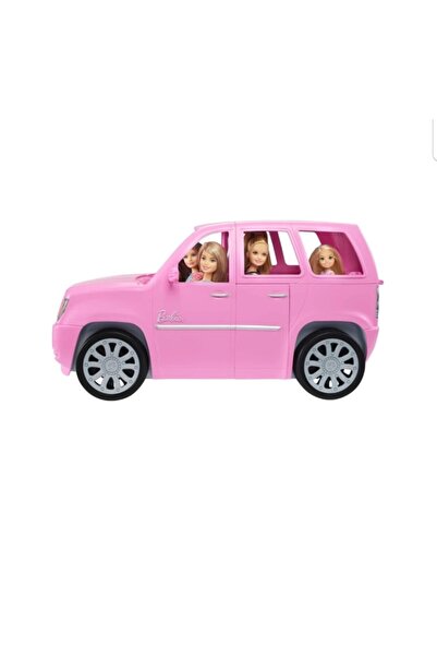 Barbie Pembe Aracı Ve Kardeşleri Oyun Seti Kız Çocuk Oyuncak