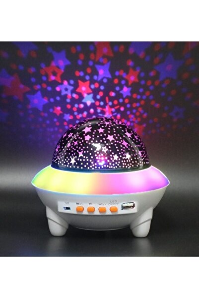 Genel Markalar Kumandalı Bluetooth Hoparlör Led Crystal Magıc