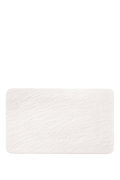 Villeroy & Boch Manufacture Rock Blanc Beyaz Porselen Servis Tabağı 28 cm