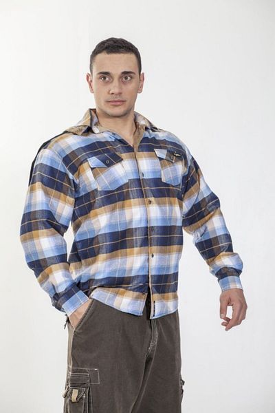 Big Sam Plaid Mixed Color Lumberjack Shirt 5037