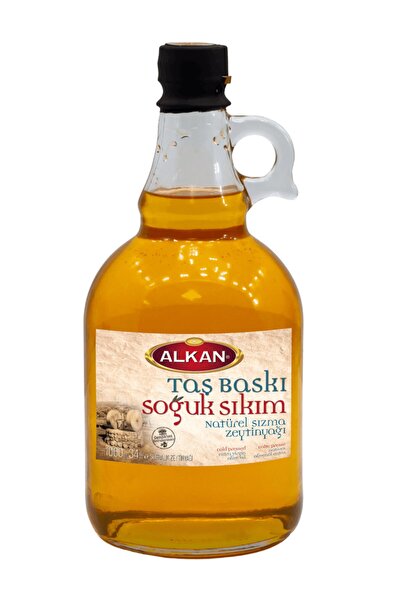 Alkan Taş Baskı Zeytinyağı 1 Lt