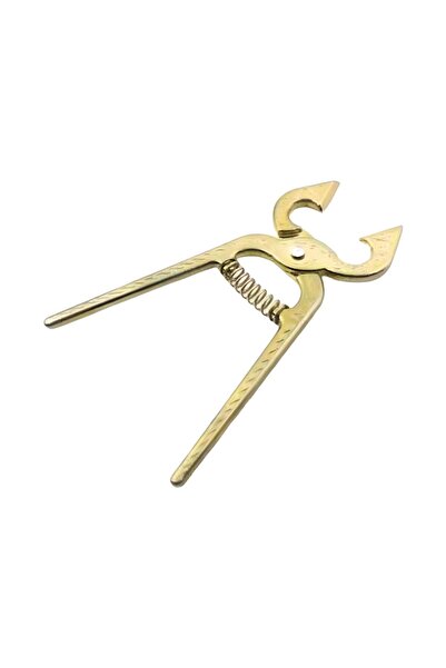 Genel Markalar Üzeri Işlemeli Sarı Renkli Pirinç Kesme Şeker Pensesi Kıtlama ...