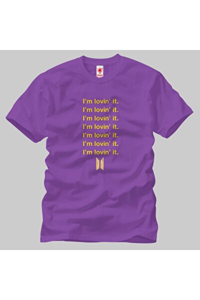 Built By Crazy Bts Meal Im Lovin It Unisex Tişört