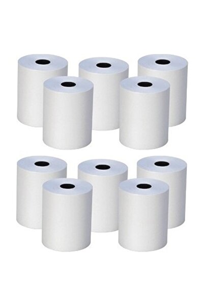 Zebra 10 عبوات من أسطوانة نقاط البيع الحرارية للسجلات - 56*16