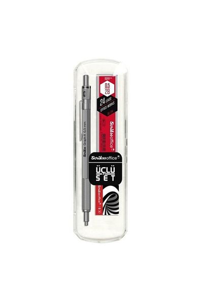 Scrikss Graph-x Versatil Pen Set of 3 0.5mm Lead Gray