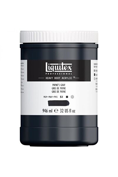 Liquitex : Professional Heavy Body : Akrilik Boya : 946 Ml : Payne's Gray 310 S1