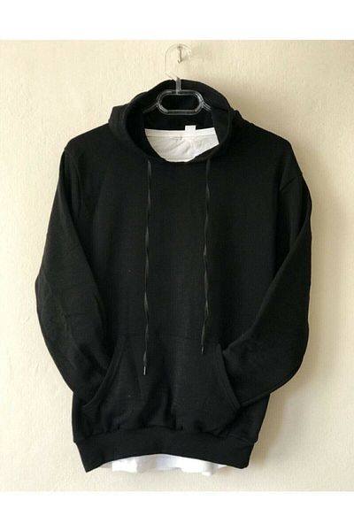 Mightee Men's Black Sweatshirt - MMHD701