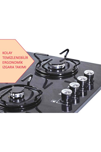 GENERAL Easyclean Izgara Cam Set Üstü Ve Ankastre Gömme Ocak