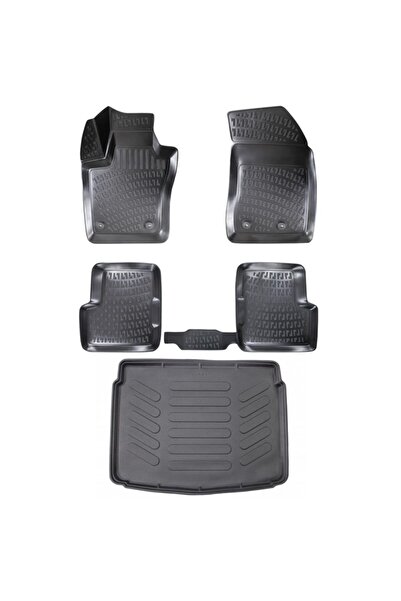 Rizline Fiat 500x Uyumlu  3d Paspas Ve Bagaj Havuzu Seti