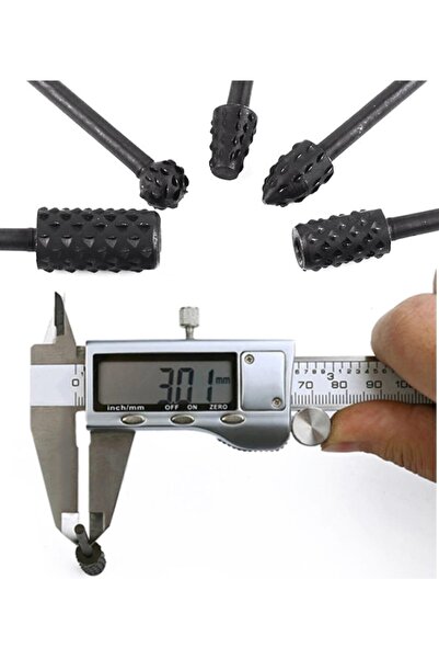 COMBAT 5 Parça Hss Ahşap Için Törpü Freze Uç Seti Dremel Benzeri Gravür Makinası Için Kalıpçı 3.17 mm