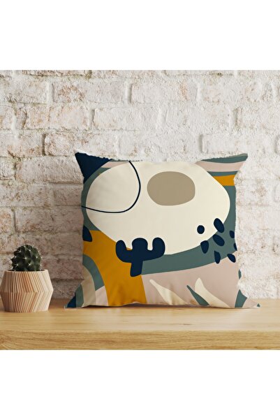 LadiesHome Husă decorativă pentru pernă cu două fețe, digitală, cu imprimeu d...