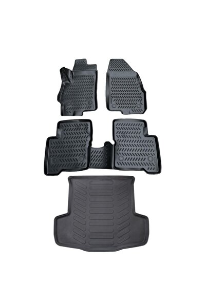 Leader Fiat Linea 2007 Sonrası 3d Paspas Ve Bagaj Havuzu Seti