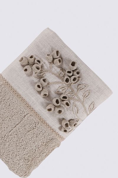 Ecocotton Πετσέτα προσώπου Fairy Tale Organic Cotton Γυναικεία 50x90 cm - Μπεζ