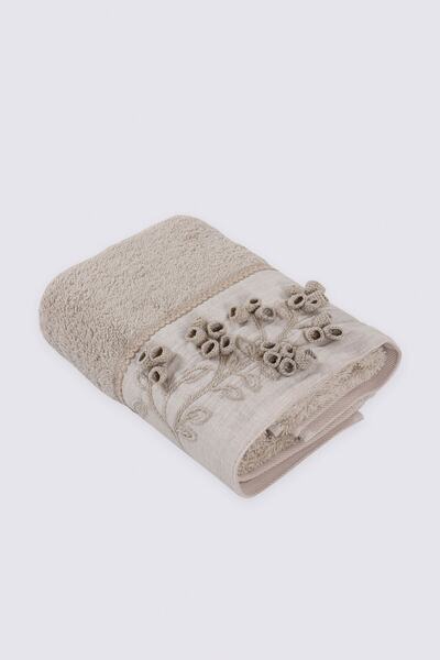 Ecocotton Masal Organic Cotton Women's Bath Towel 80x150 Cm - Beige