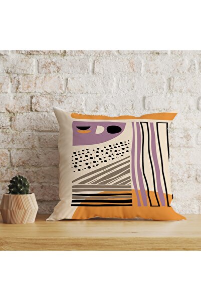 LadiesHome Husă decorativă pentru pernă cu două fețe, digitală, cu imprimeu d...