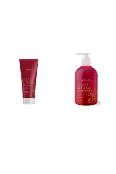 Farmasi Grace Flora El Kremi 75 ml & Grace Flora Sıvı Sabun 325 ml -2 Li