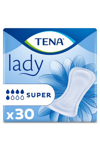 TENA Lady Super Women's Bladder Pad 30 Pieces - 7322540039290
