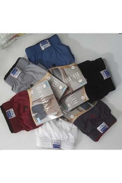 Muraty Ανδρικό Μικτό Χρώμα Clear Boxer Χτενισμένο Βαμβακερό Πακέτο 6 τεμαχίων