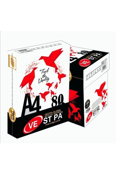 Vestpa A4 80 Gr. Photocopy Paper 1 Box 2500 Pcs.
